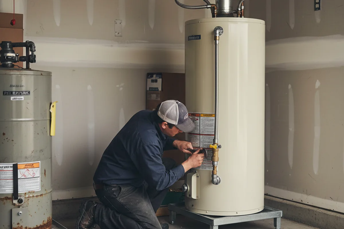 Water heater and shutoff valve replacement in Cragsmoor